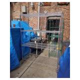 ROLLING METRO RACK 60" X 24" SHELVES