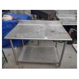 SS TABLE 48" X 30" WITH CAN OPENER