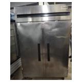DELFIELD SELF CONTAINED 2 DOOR FREEZER ON WHEELS
