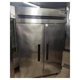 DELFIELD SELF CONTAINED 2 DOOR FREEZER ON WHEELS