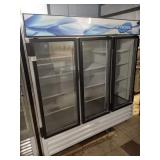 FOGEL SELF CONTAINED 3 GLASS DOOR REFRIGERATOR