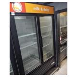 TRUE SELF CONTAINED 2 GLASS DOOR REFRIGERATOR