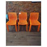 PLASTIC OUTDOOR STACKABLE CHAIRS