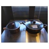 SS POTS WITH LIDS