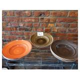 LOT 10 STEELITE SOUP BOWLS ASSORTED COLORS