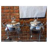SS ROUND CHAFING DISHES - COMPLETE