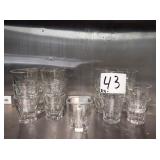 LOT 24 ON THE ROCKS SHOT GLASSES