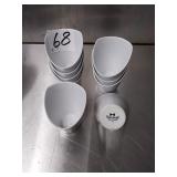 LOT 9 TUXTON SAUCE BOWLS 3"