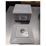 LOT 10 DENMARK OVEN SAFE SQUARE PLATES 6"