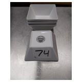 LOT 11 DENMARK 6" OVEN SAFE SQUARE BOWLS