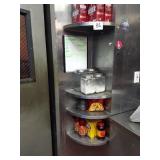 SS CORNER SHELVES 18" - NO CONTENTS