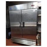 SELF CONTAINED SS 2 DOOR REACH IN FREEZER