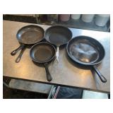 ASSORTED FRY PANS
