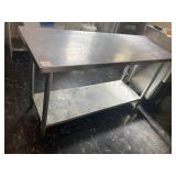 60" X 24" SS TABLE