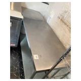 72" X 24" SS TABLE