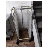 HALF HEIGHT PAN RACK ON WHEELS
