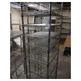 ASSORTED METAL RACKS