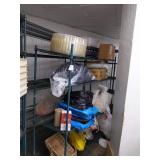 GREEN COATED METRO RACKS - NO CONTENTS - 72" X 24"