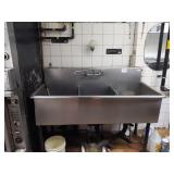 3 COMP SS SINK 57" X 24"