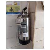 CHROME FIRE EXTINGUISHER