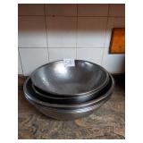 LARGE ASSORTED SS BOWLS