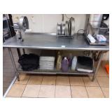 6 FT SS TABLE WITH NEMCO VEGETABLE SLICER
