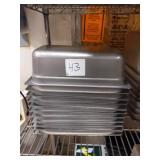 LOT 11 SS PANS 13" X 7" X 4" DEEP