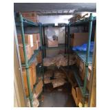 ASSORTED SIZE GREEN COATED METRO RACKS