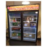 TRUE SELF CONTAINED 2 GLASS DR REFRIGERATOR GDM-49