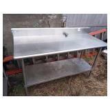 60" X 24" SS TABLE