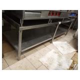 80" X 30" SS GRILL STAND - 24" TALL
