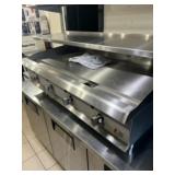 BRAND NEW CPG 4 FT GAS MIRROR FINISH FLAT GRILL