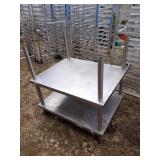 36" X 29" SS TABLE - AS IS - 23" TALL