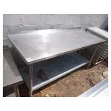 72" X 30" SS TABLE