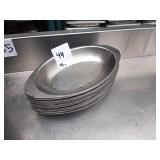 LOT 19 SS CASSEROLES 8"