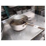 ASSORTED SIZE SAUCE POTS