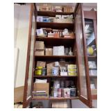 LEFT SIDE OF CABINET