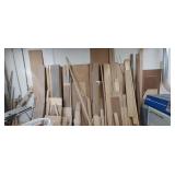 MIXED LUMBER - SHEETS AT WALL