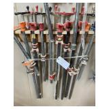 LOT 10 ASSORTED CLAMPS