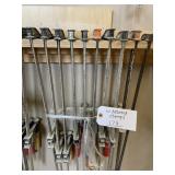 LOT 10 ASSORTED CLAMPS