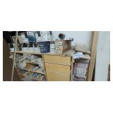 ENTIRE CABINET WITH HARDWARE SANDPAPER ETC