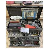METAL WORKING CASE WITH CONTENTS