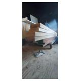 A FRAME WITH HARDWOOD (8 BOARDS)