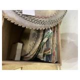 LOT SAW BLADES IN BOX
