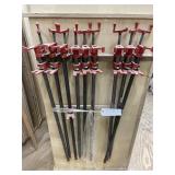 LOT 10 ASSORTED CLAMPS