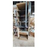 CABINET WITH ASSORTED HARDWARE & TOOLS