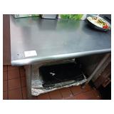36" X 34" SS TABLE - NO CONTENTS