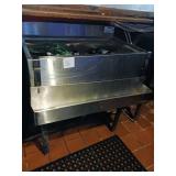 ICE BIN WITH SPEED RAIL 30" X 18"