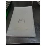 LOT 21 RECT PLATES 7" X 12"