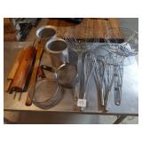 LOT ASSORTED BAKERS TOOLS